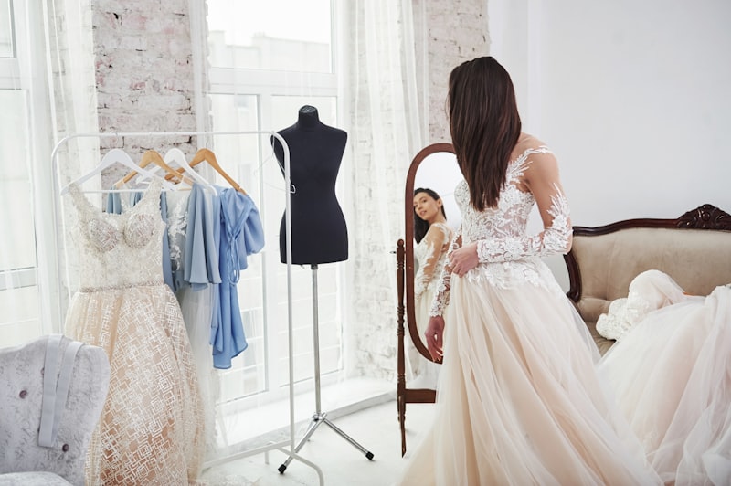 Hints of Color: Designing Unique Wedding Dresses